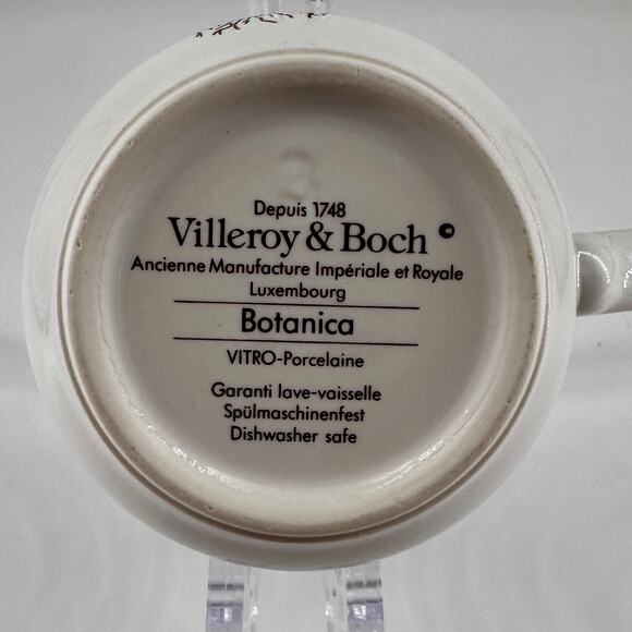 1 mug Villeroy & Boch Botanica Teacup Coffee Mugs Tussilago Farfara - Picture 5 of 6